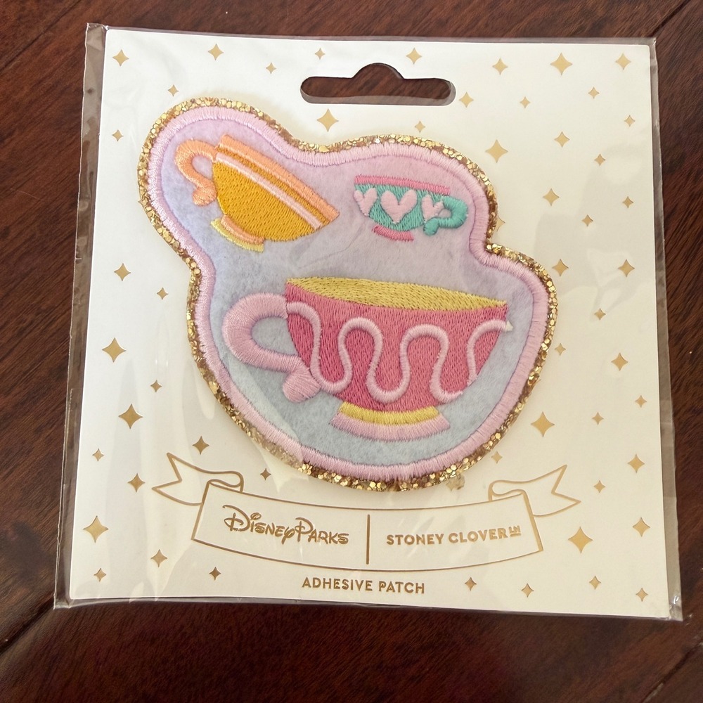 Disney Stoney Clover Lane Mad Tea Party Teacup Patch Alice Wonderland NWT SCL